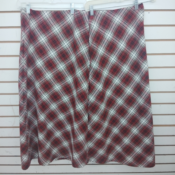 Jessica London Plaid Women's Skirt Size 28W - Picture 3 of 8